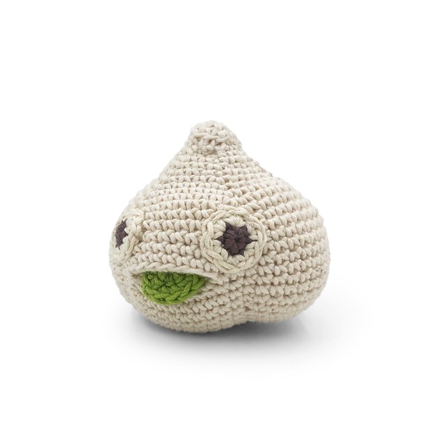 AKSEL L'AIL - HOCHET POUR BÉBÉ EN COTON BIO 5