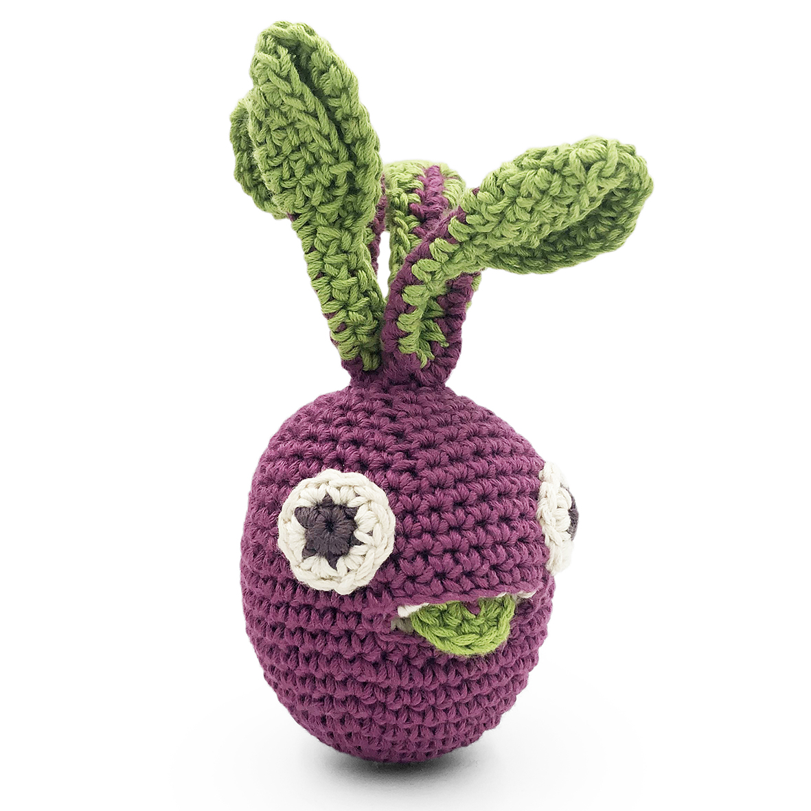 BETTY LA MINI BETTERAVE - HOCHET POUR BÉBÉ EN COTON BIO 3