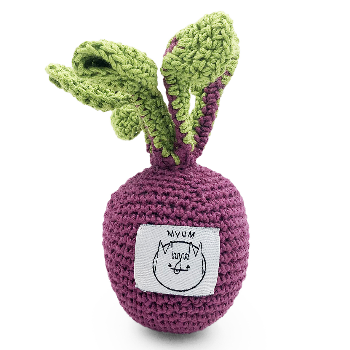 BETTY LA MINI BETTERAVE - HOCHET POUR BÉBÉ EN COTON BIO 5