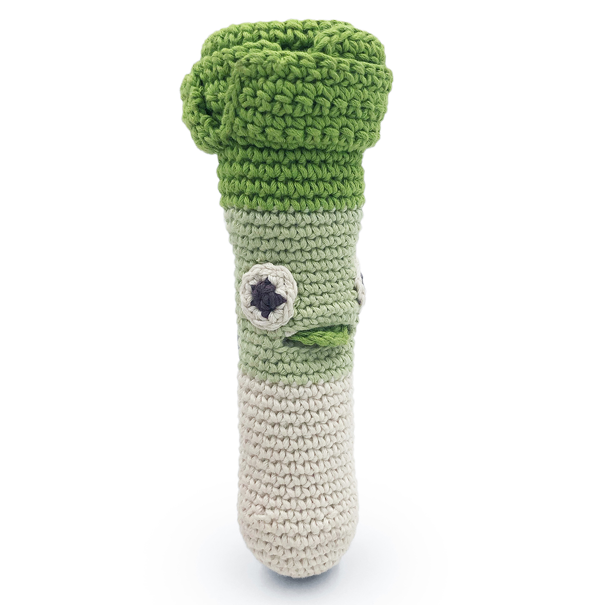 ORSO LE MINI POIREAU - HOCHET POUR BÉBÉ EN COTON BIO 2