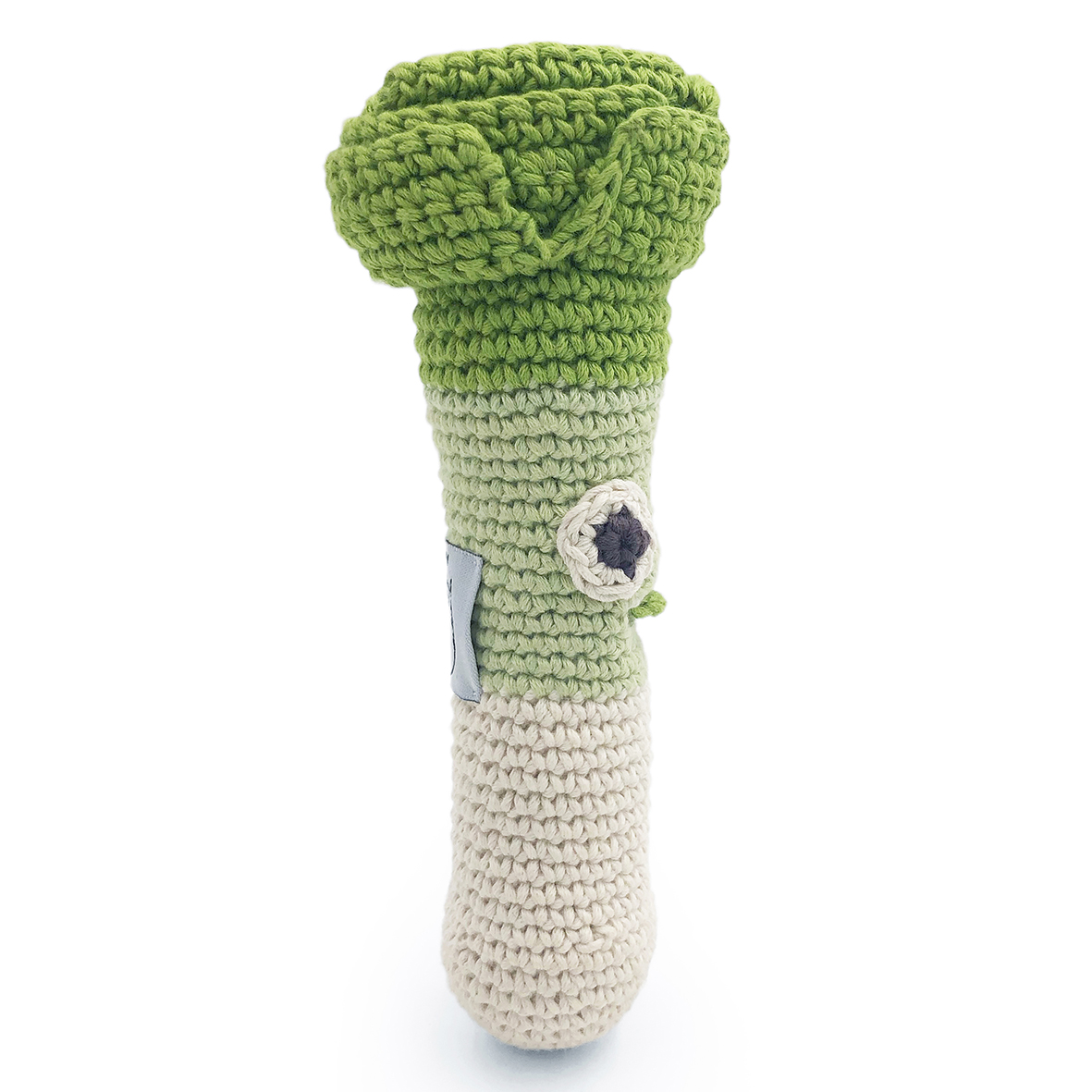 ORSO LE MINI POIREAU - HOCHET POUR BÉBÉ EN COTON BIO 4