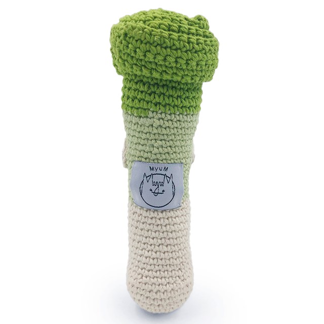 ORSO LE MINI POIREAU - HOCHET POUR BÉBÉ EN COTON BIO 5