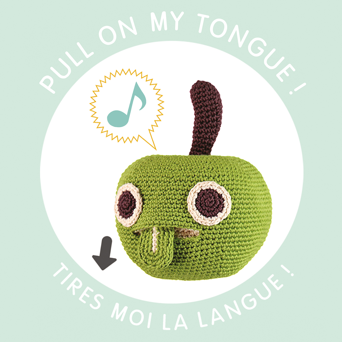 RINGO APPLE - BOITE À MUSIQUE EN COTON BIO 2