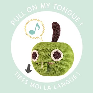 RINGO APPLE - BOITE À MUSIQUE EN COTON BIO