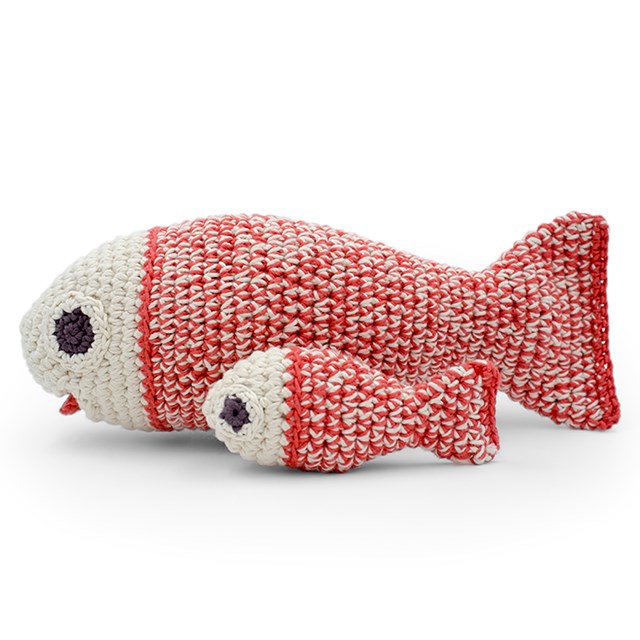 SALOMON LE POISSON - BOITE À MUSIQUE EN COTON BIO 2