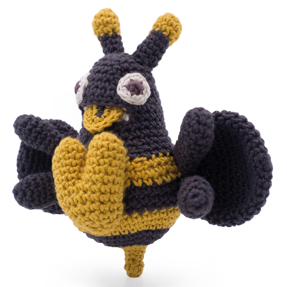 ALBY L'ABEILLE - JOUET VIBRANT EN COTON BIO 4