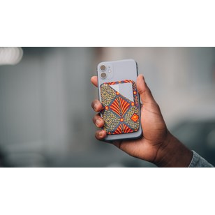 Porte-cartes repositionnable pour smartphone