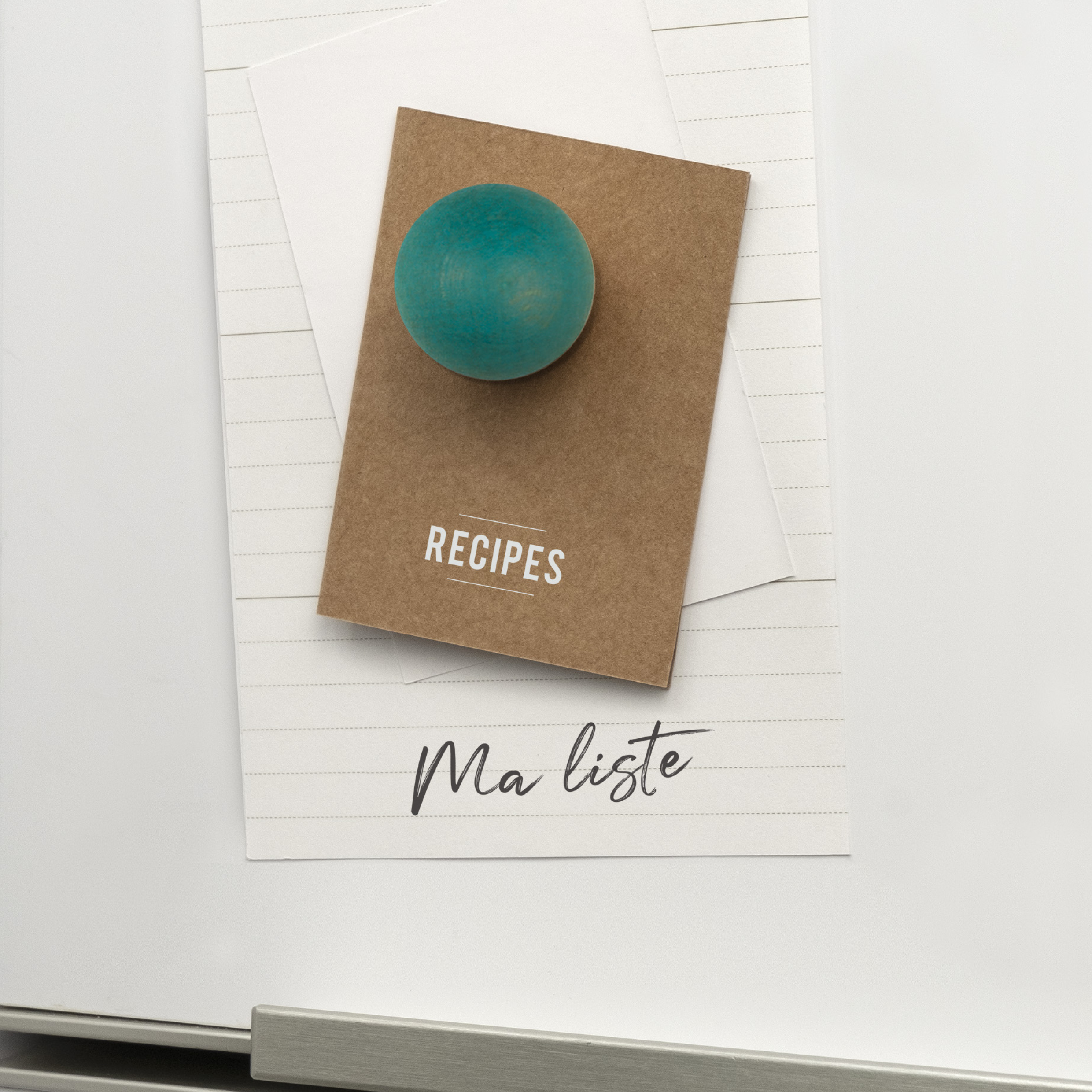 Boule magnétique en bois : couleurs 10