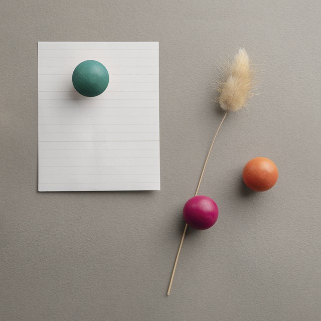 Boule magnétique en bois : couleurs 3