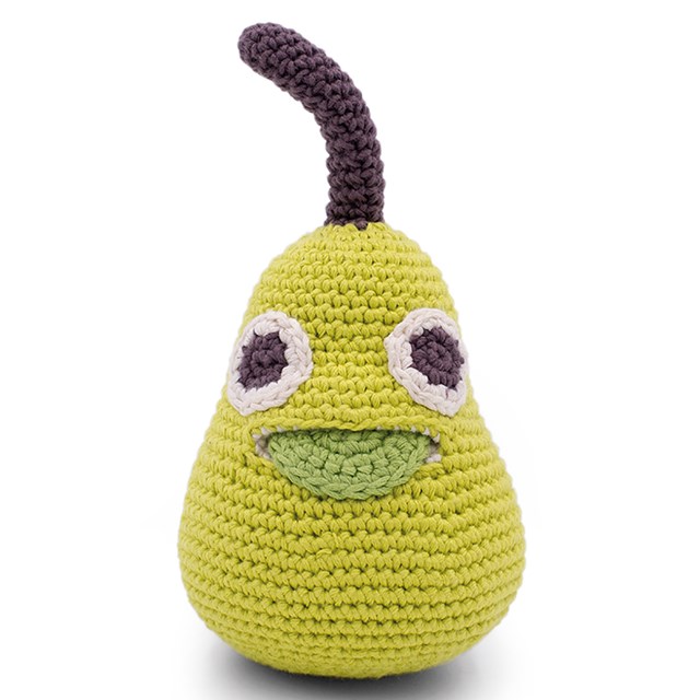 WILLIAM LA POIRE - HOCHET POUR BÉBÉ EN COTON BIO 3