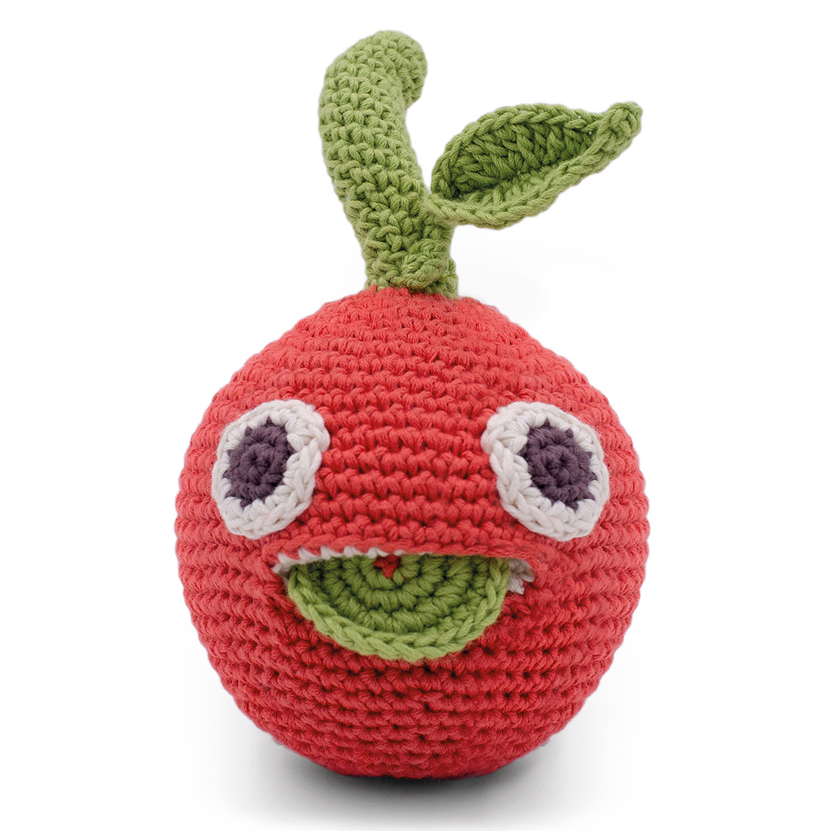 FAUSTINE LA CLÉMENTINE - HOCHET POUR BÉBÉ EN COTON BIO 3