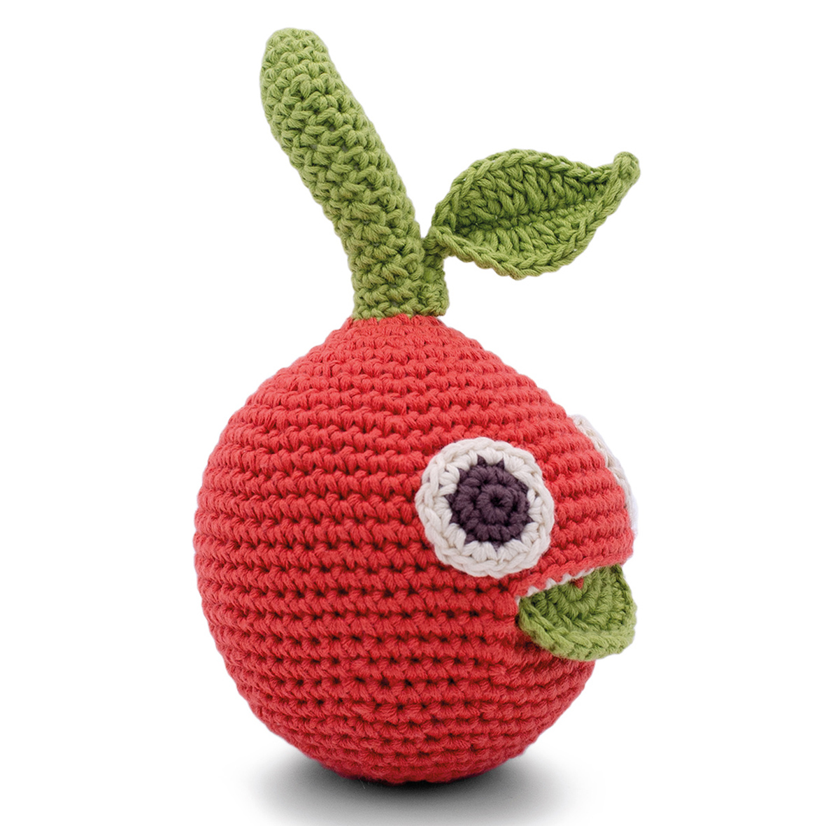 FAUSTINE LA CLÉMENTINE - HOCHET POUR BÉBÉ EN COTON BIO 4