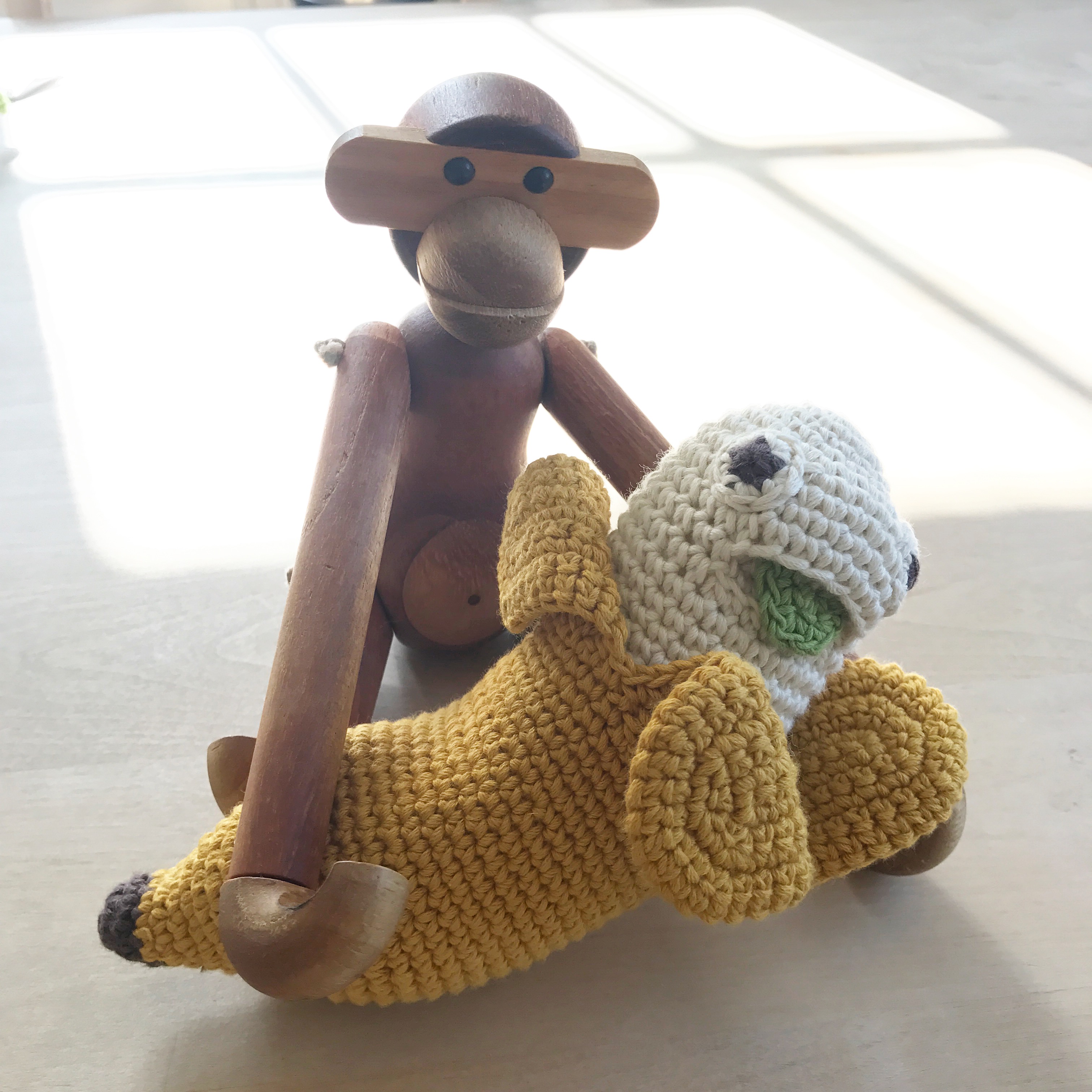 BARBARA LA BANANE - HOCHET POUR BÉBÉ EN COTON BIO 7