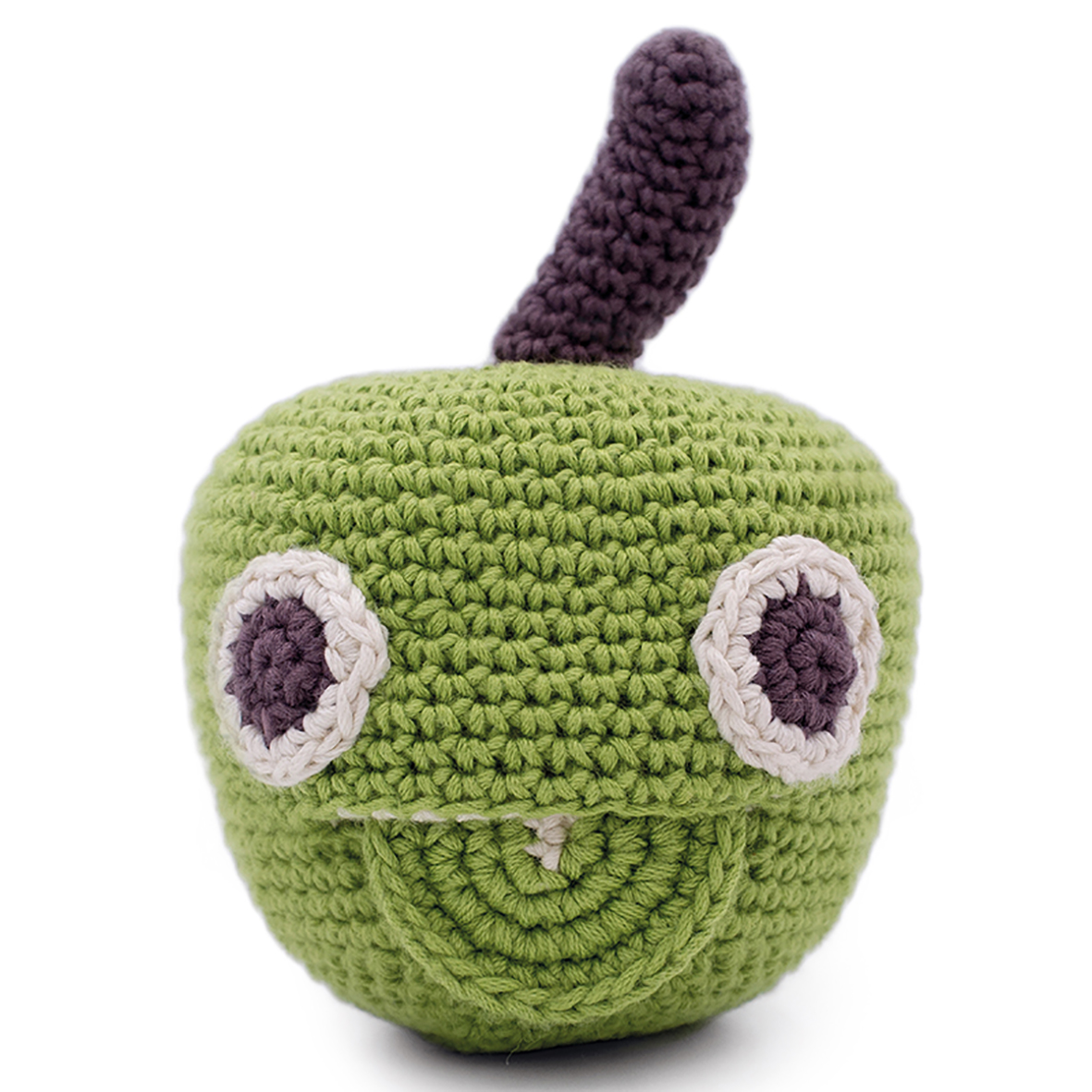 NEWTON LA POMME - HOCHET POUR BÉBÉ EN COTON BIO 2