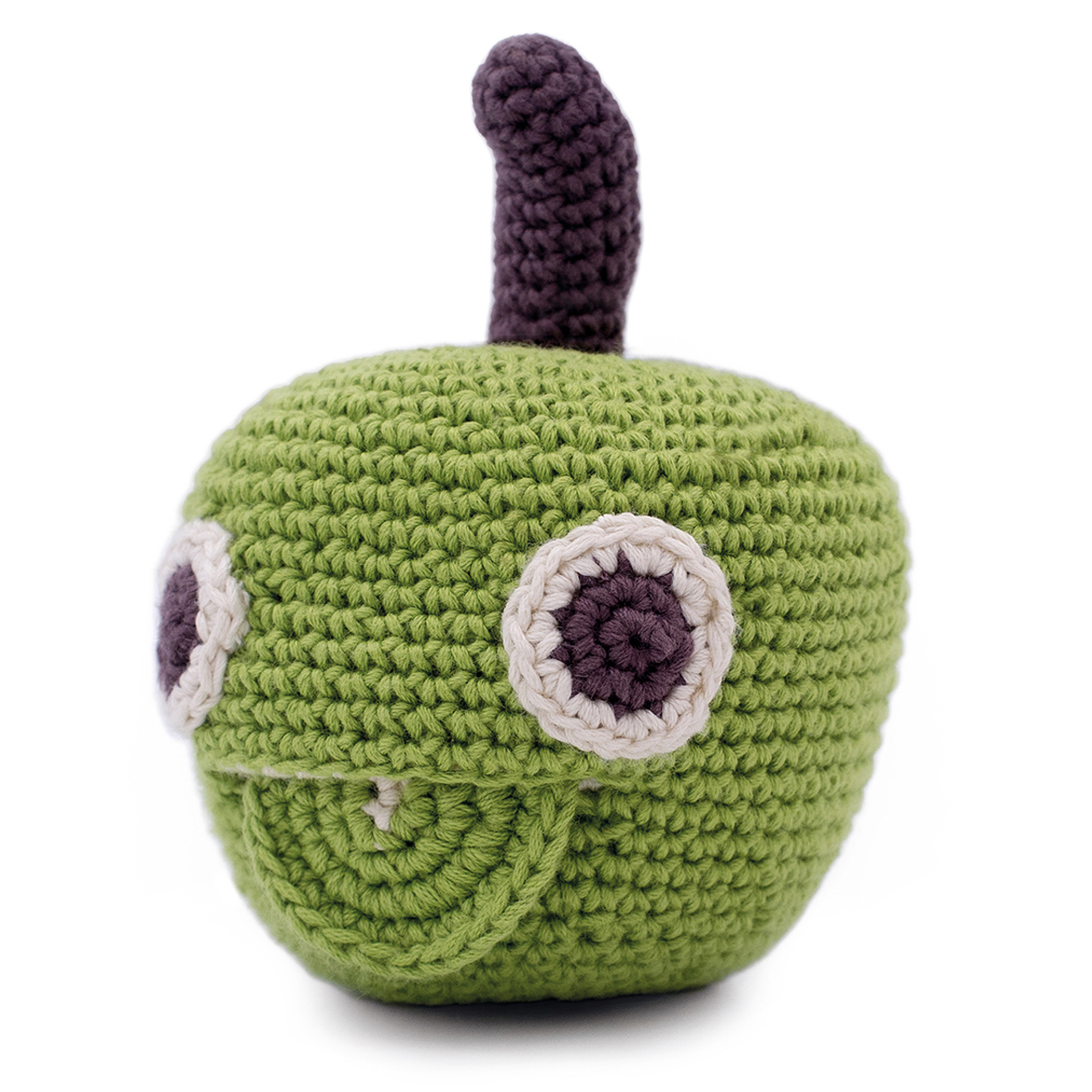 NEWTON LA POMME - HOCHET POUR BÉBÉ EN COTON BIO 3