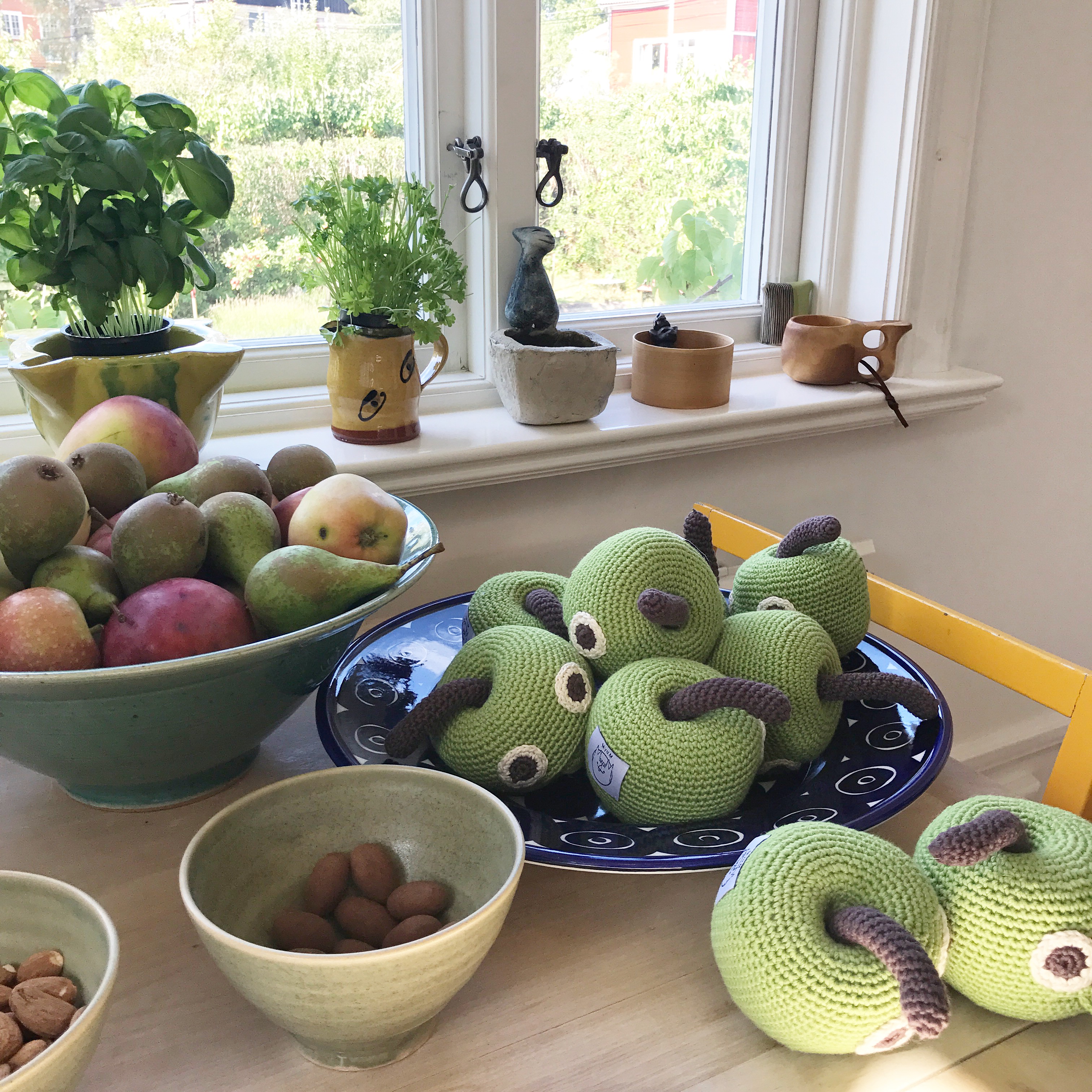 NEWTON LA POMME - HOCHET POUR BÉBÉ EN COTON BIO 6