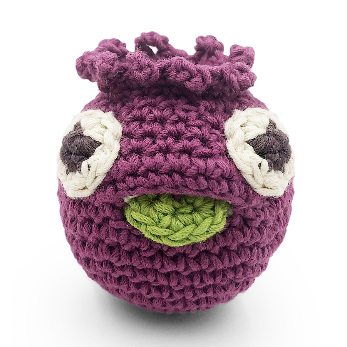 MIMI LA MINI MYRTILLE - HOCHET POUR BÉBÉ EN COTON BIO 2