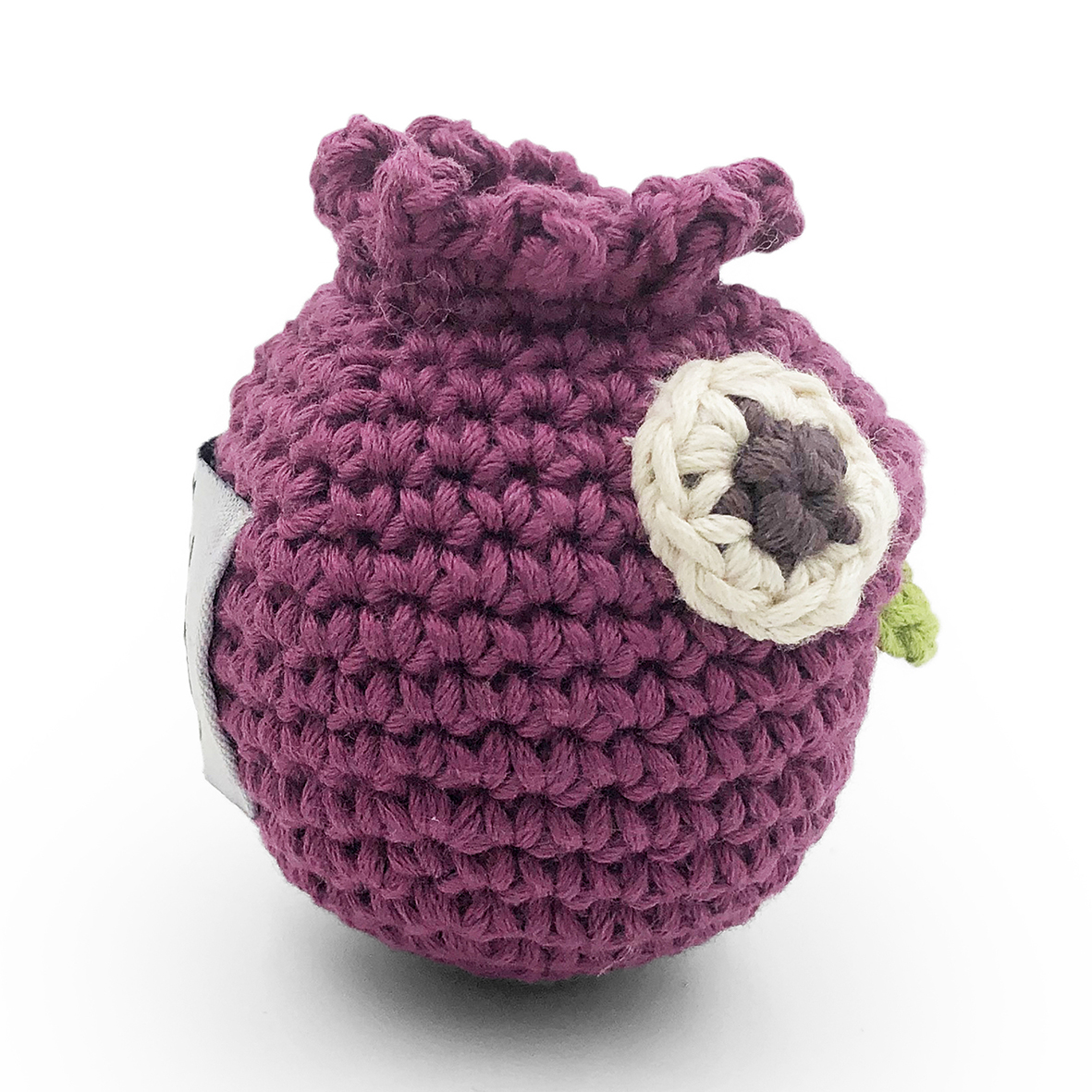 MIMI LA MINI MYRTILLE - HOCHET POUR BÉBÉ EN COTON BIO 3