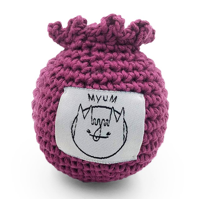 MIMI LA MINI MYRTILLE - HOCHET POUR BÉBÉ EN COTON BIO 4