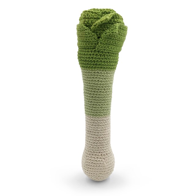 LE POIREAU - HOCHET POUR BÉBÉ EN COTON BIO 2