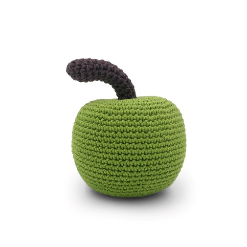 LA POMME - HOCHET POUR BÉBÉ EN COTON BIO