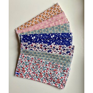 Lot de 8 masques adulte 100% coton fabrication française- Attestés cat.2 DGA // 20 lavages