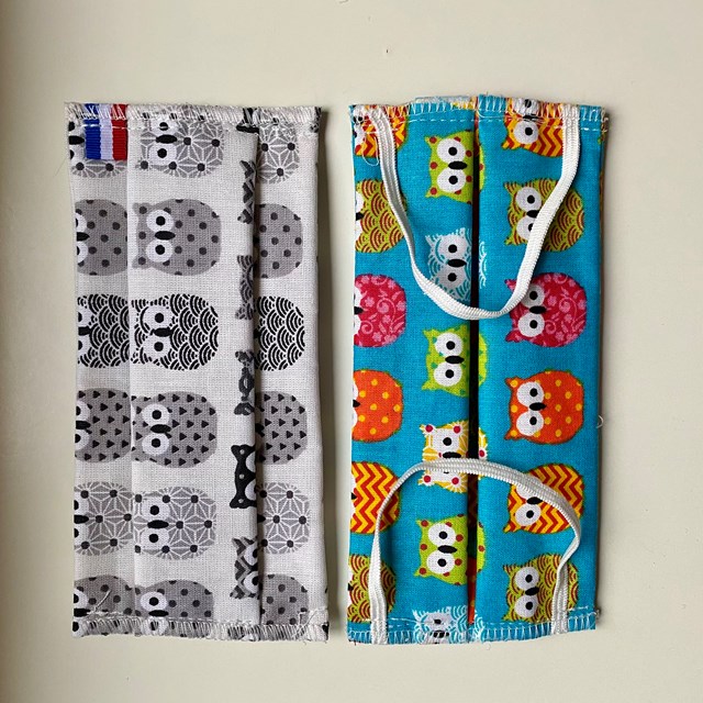 Lot de 8 masques enfant - Attestation cat. 2 DGA // 20 lavages  3