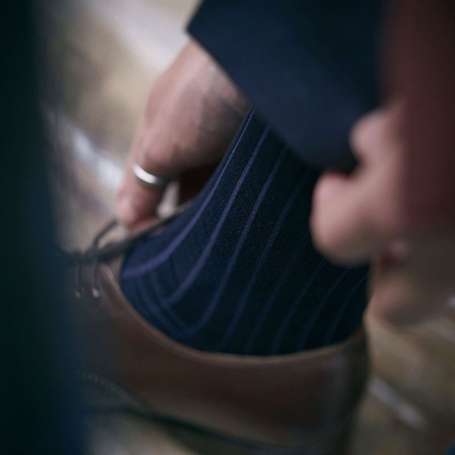 Chaussettes côtelées