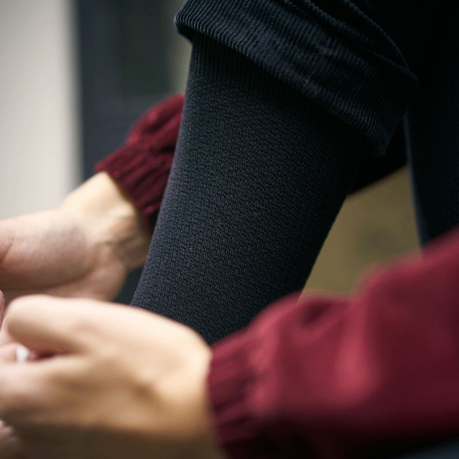 Chaussettes noires pour hommes