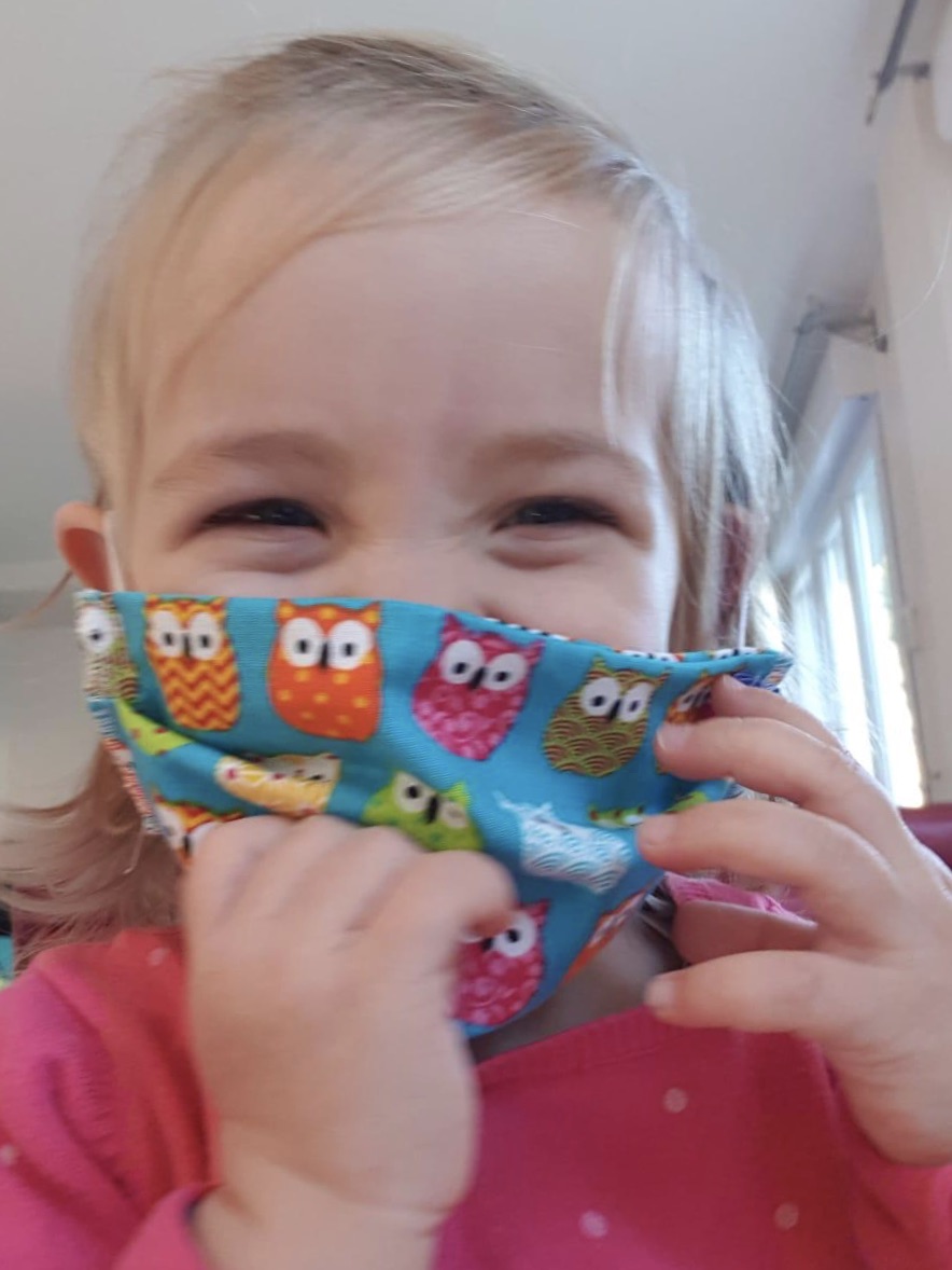 Lot de 4 masques enfant, 100% coton fabrication française- Attestés cat.2 DGA // 20 lavages  8