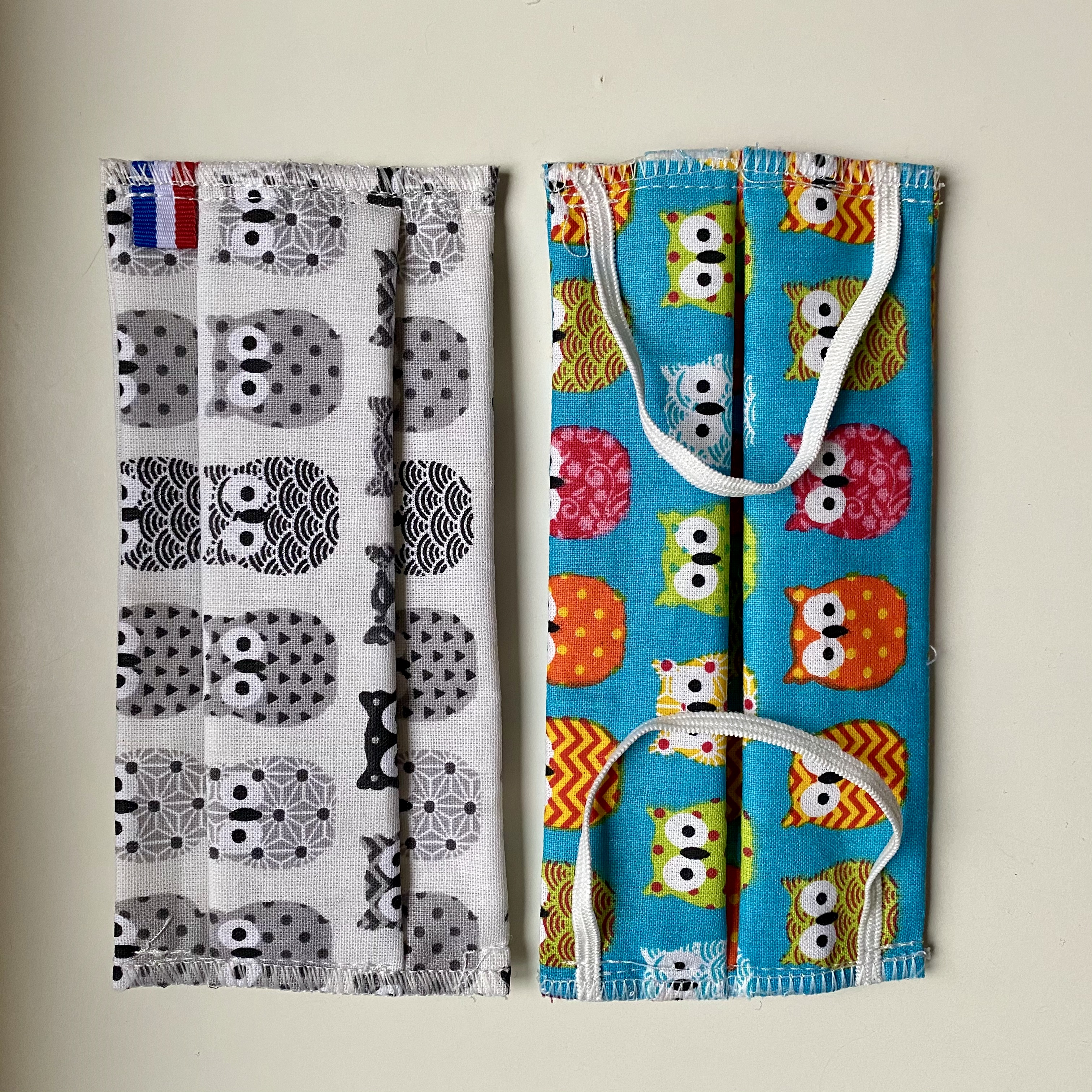 Lot de 4 masques enfant, 100% coton fabrication française- Attestés cat.2 DGA // 20 lavages  3