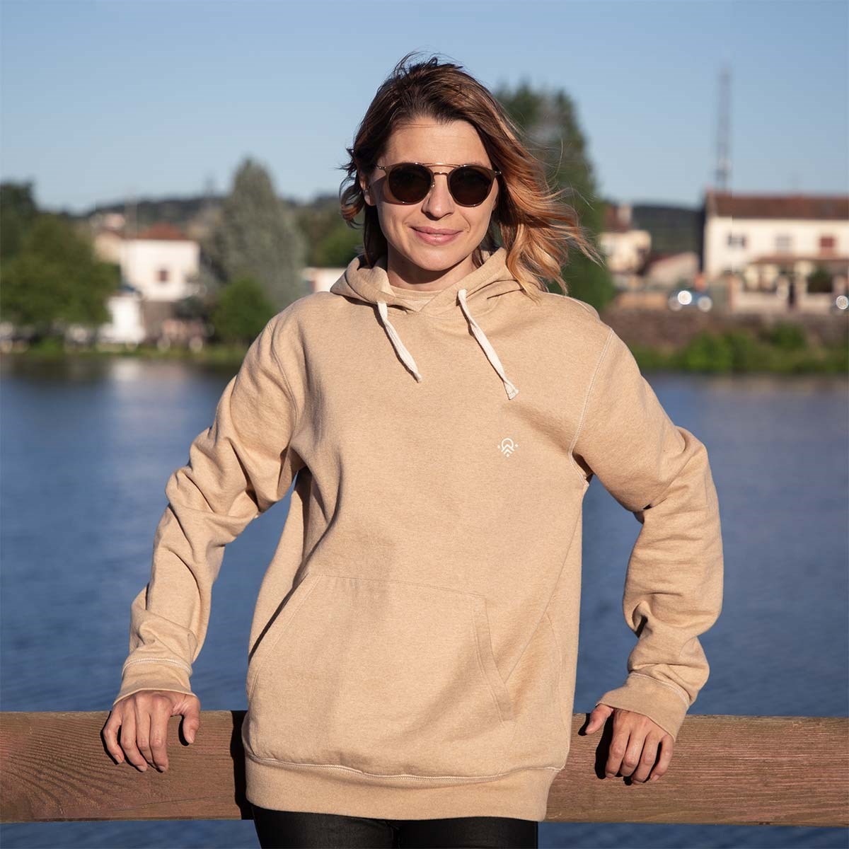 Hoodie "Alpamayo" unisexe en coton bio non teint 10