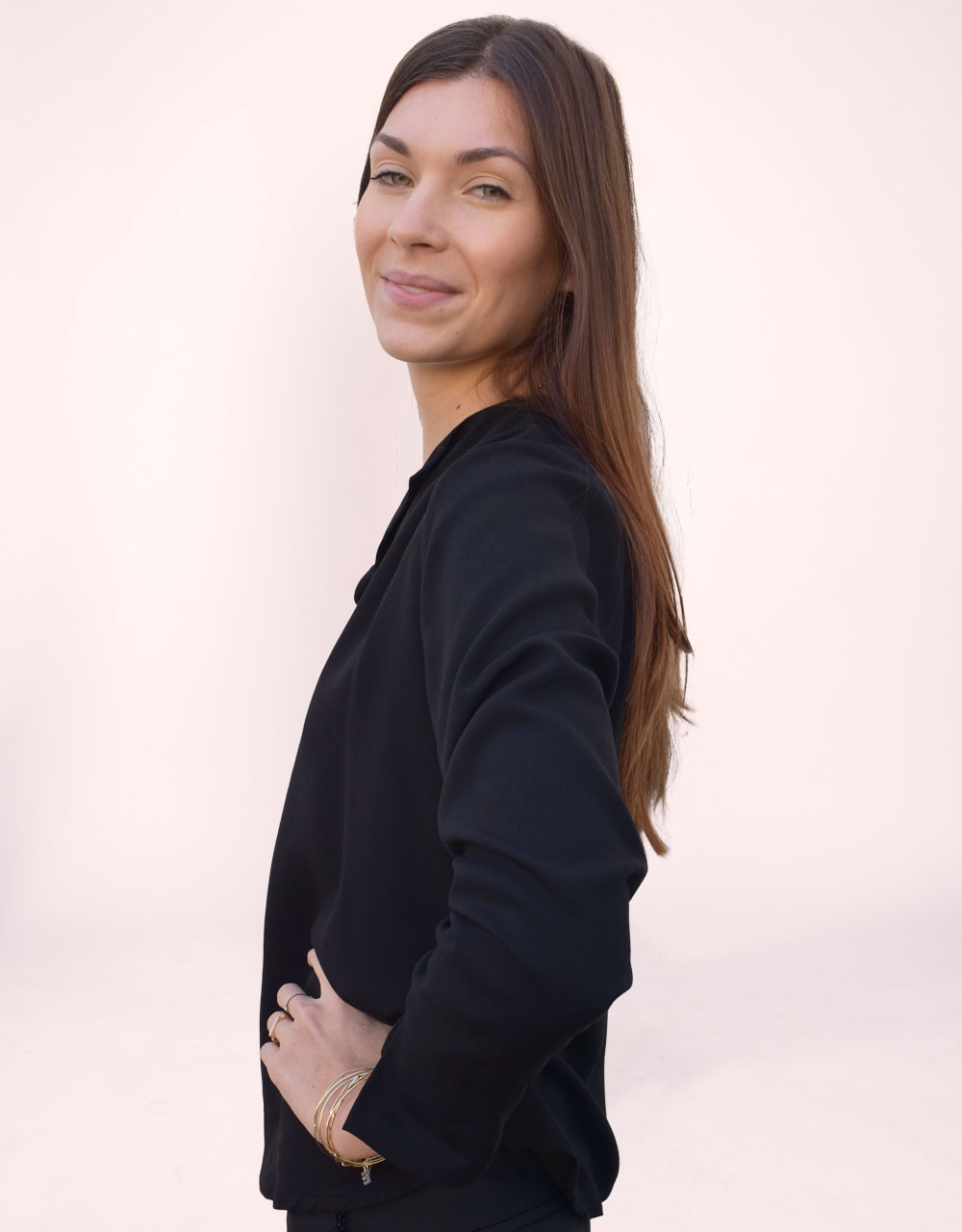 Chemisier femme noir made in France