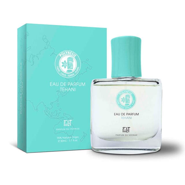 TEHANI POLYNÉSIE, EAU DE PARFUM 50ML, 95% NATURELLE, VEGAN, UNISEXE 2