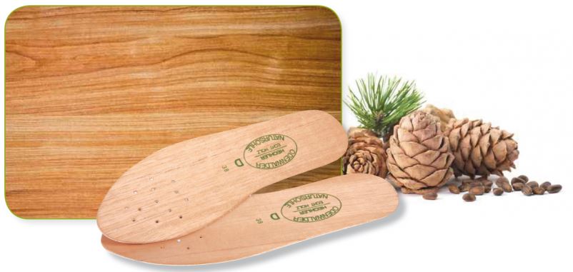 Semelles en bois naturel 4