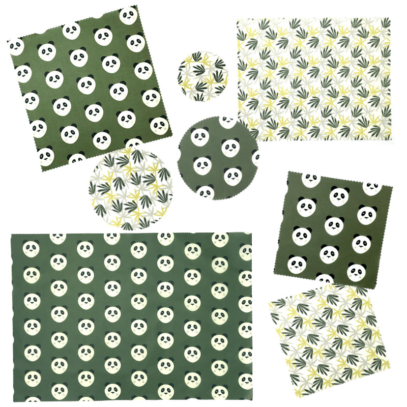Kit Maxi/ Mandalas - 8 bee wraps réutilisables en cire d'abeille, 100% MADE IN FRANCE  4