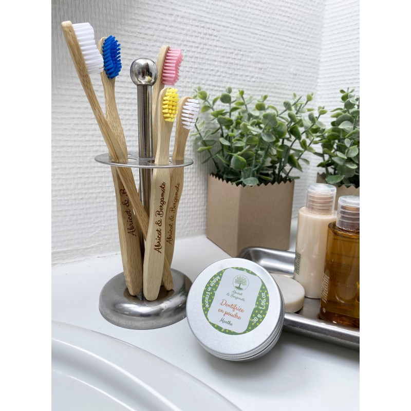 brosse à dent en bambou adulte et enfant