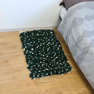 Tapis en tissus recyclés - Abri #032 (80x50) 