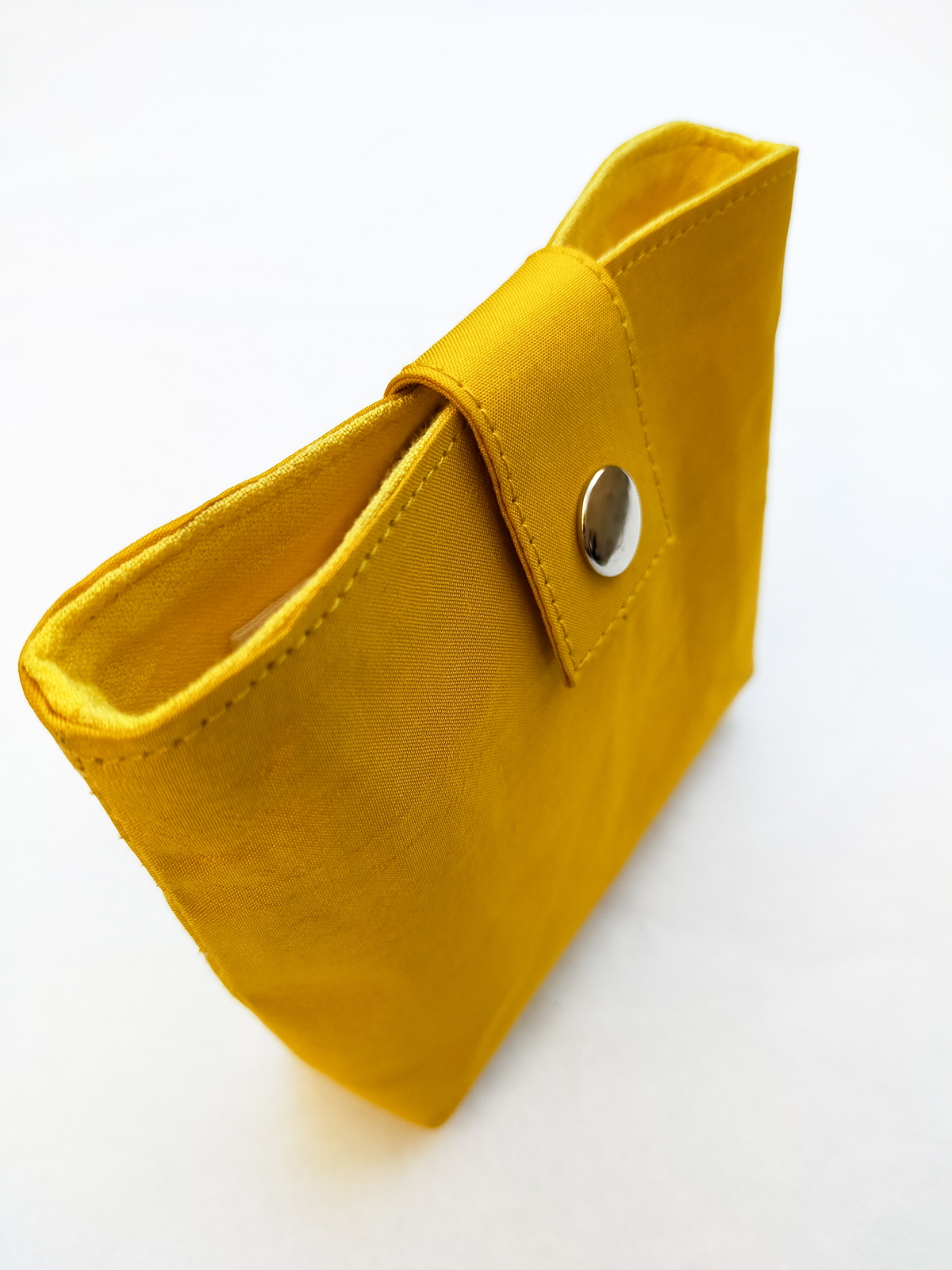 Kit nomade de cotons lavables - Soie Jaune 5