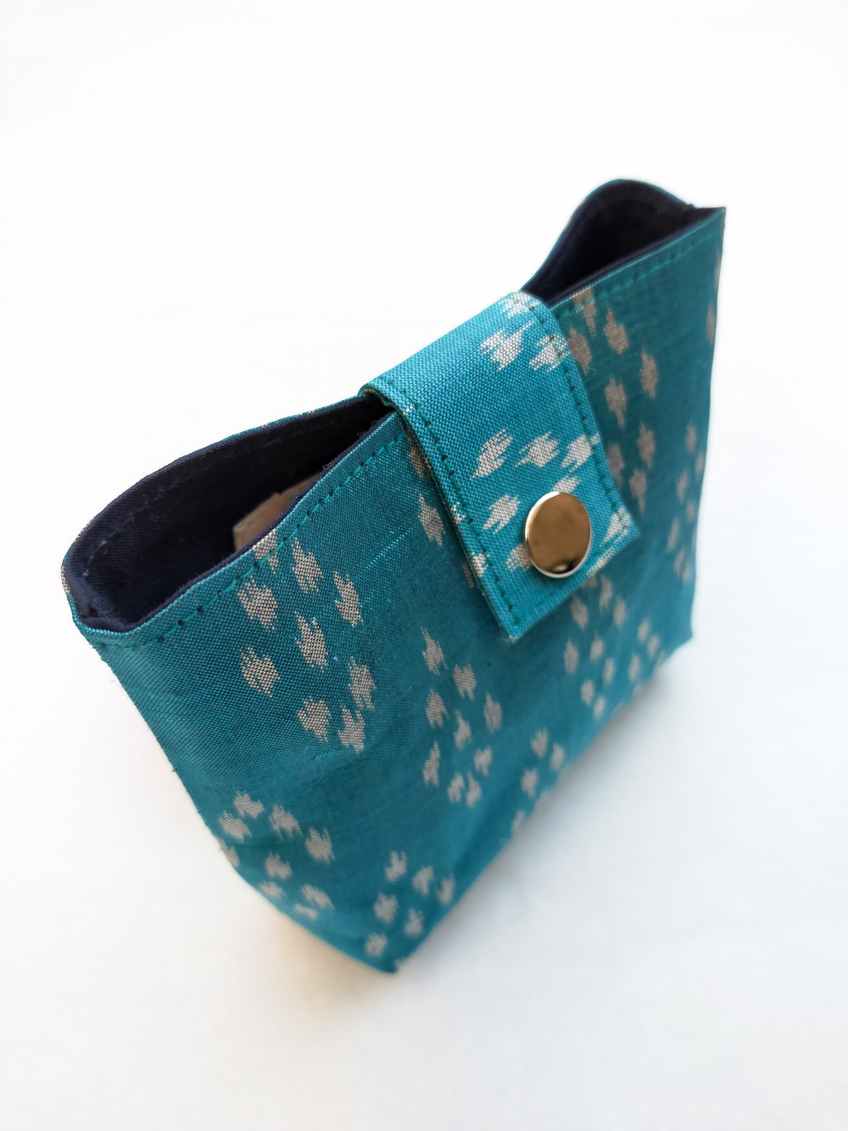 Kit nomade de cotons lavables - Soie Bleue 4