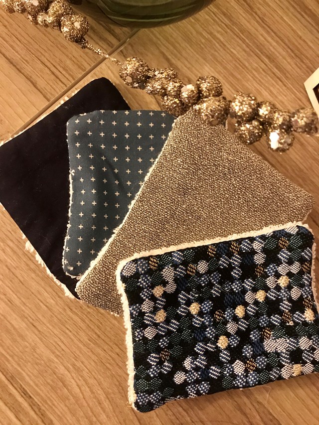 Lot de 4 cotons lavables - poids bleus 2