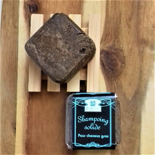 Shampoing solide pour Cheveux gras -sans huile essentielle ni parfum-