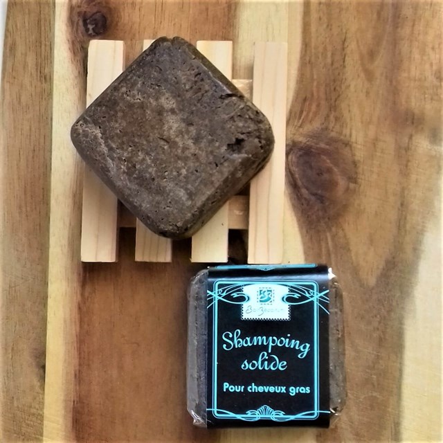 Shampoing solide naturel pour cheveux gras sans huiles essentielles de Bainzéparfums