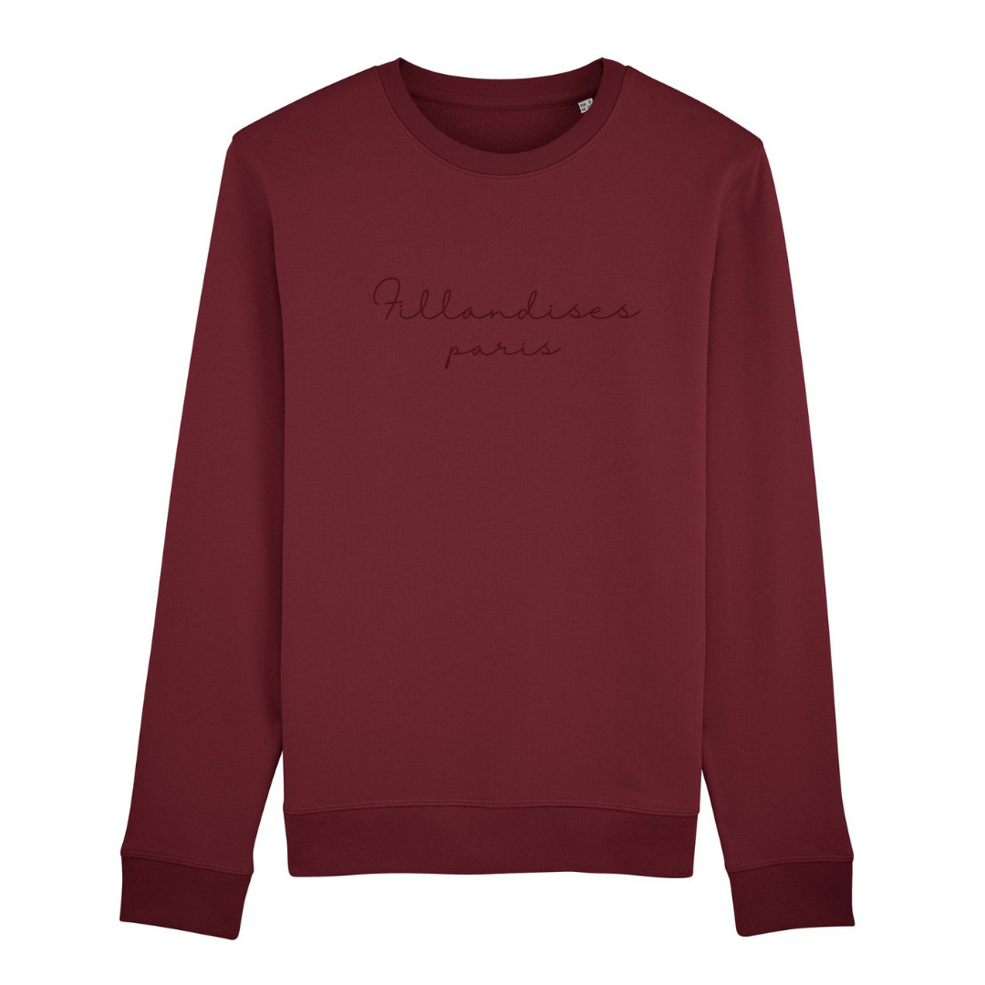 Sweat bordeaux - Fillandises  3