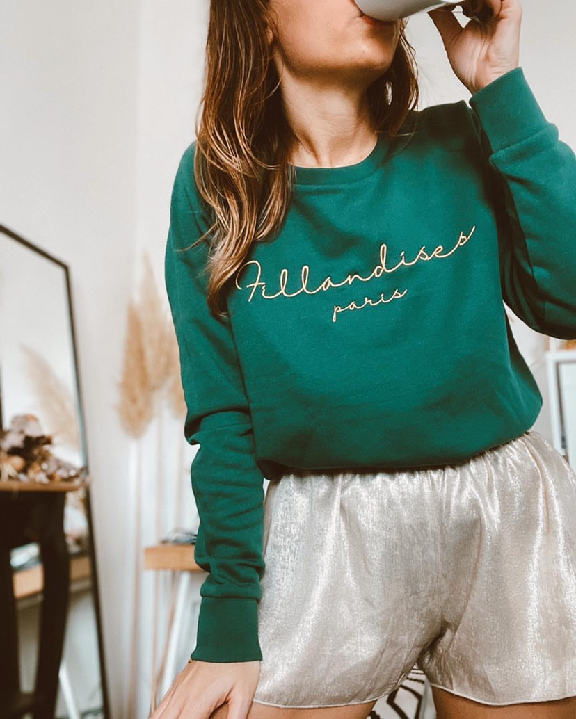 Sweat vert - Fillandises  4