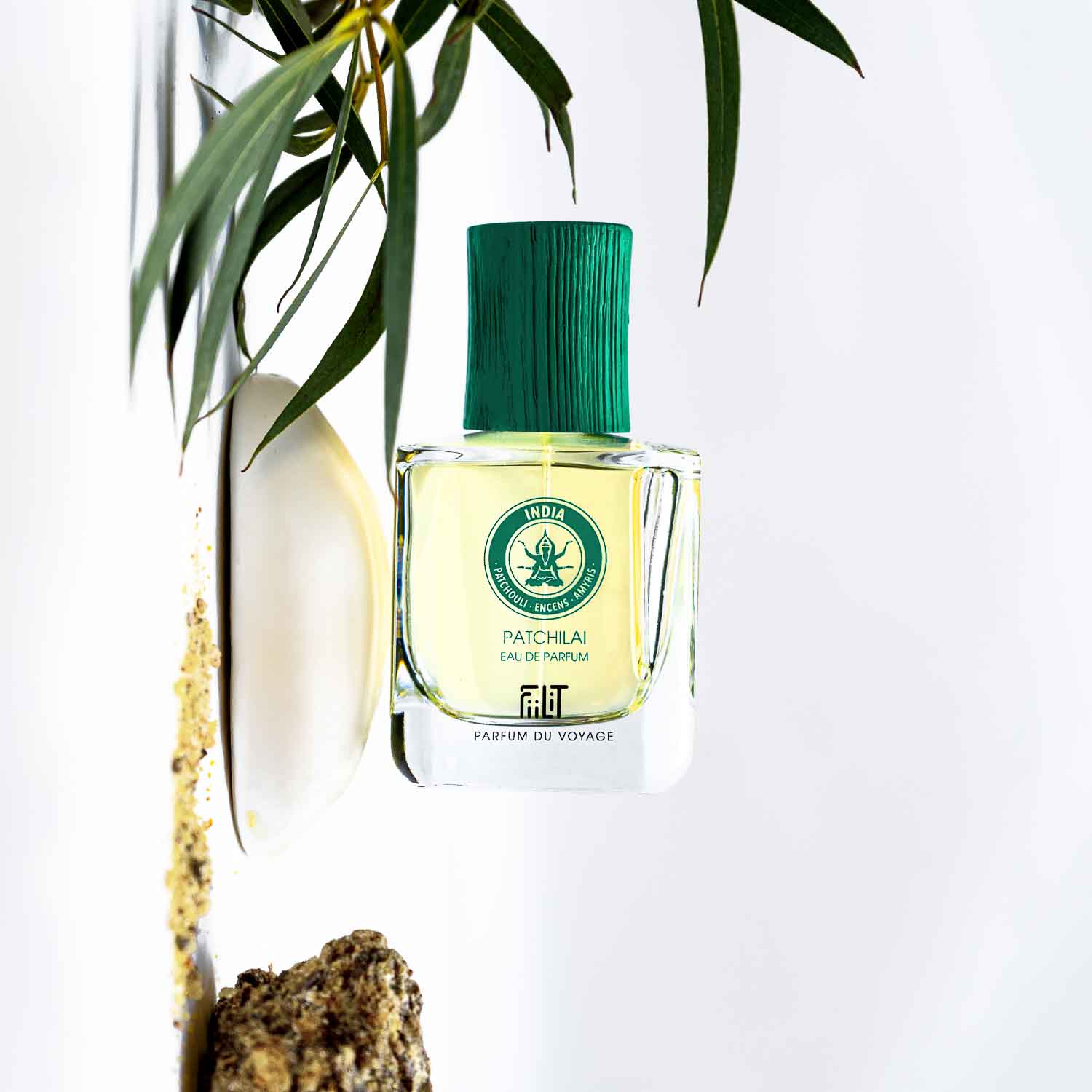 PATCHILAI INDIA,EAU DE PARFUM 50ML, 99.9% NATURELLE, VEGAN, UNISEXE, RECHARGEABLE 3