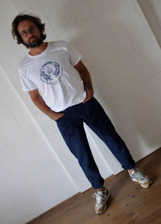 Pantalon Indigo - Couleur naturelle - 100% Coton DPBKK 6