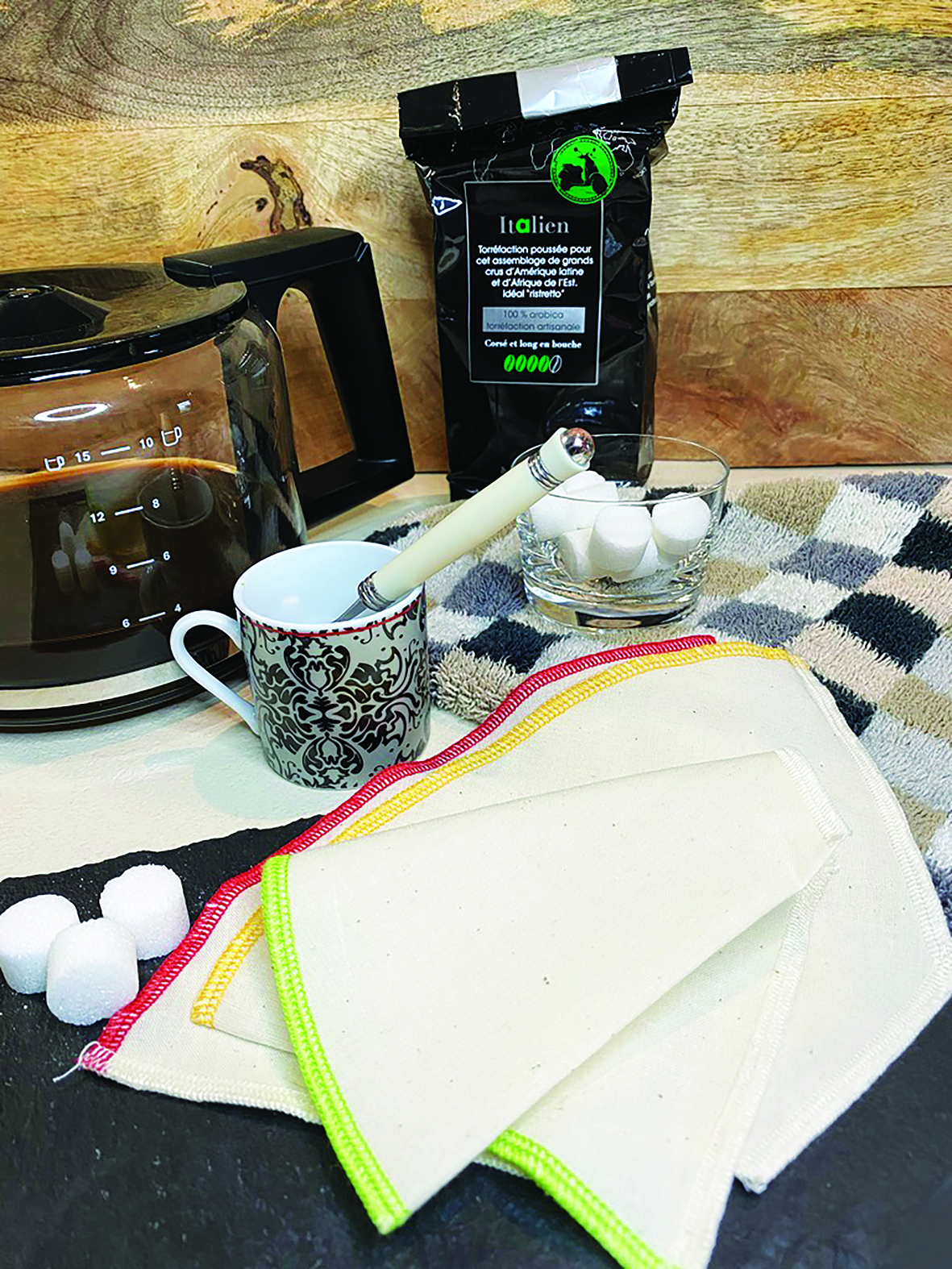 Filtre à café lavables - Lot de 3 2