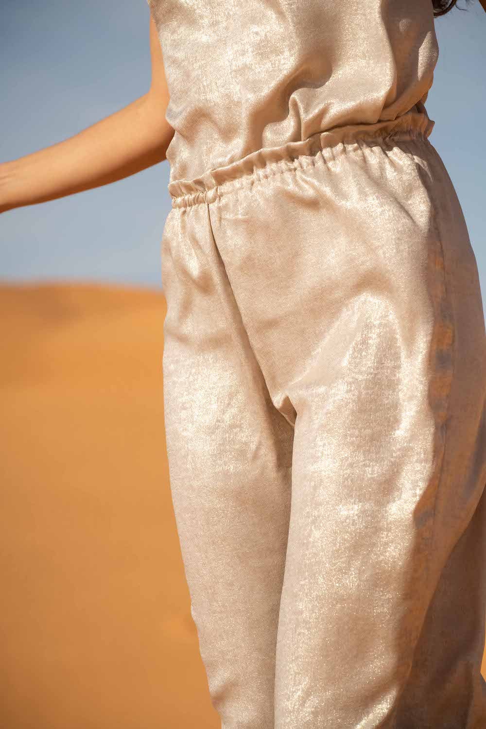 Pantalon Martine - Doré 4