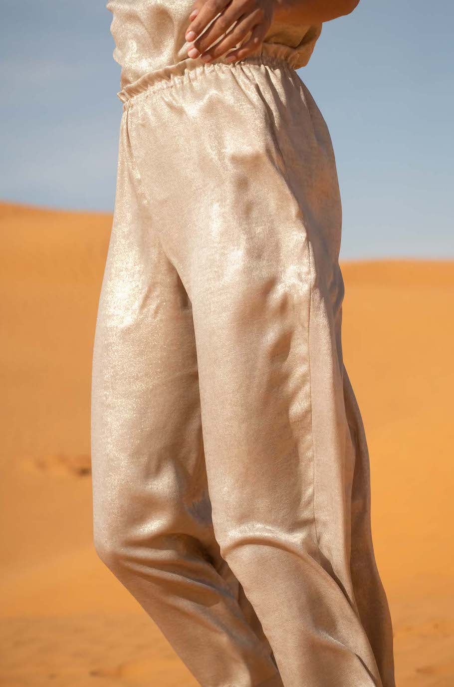 Pantalon Martine - Doré 2